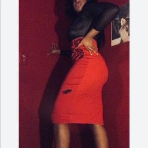 Red and Black dress!